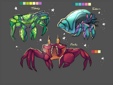 Cutie Alien Crabs