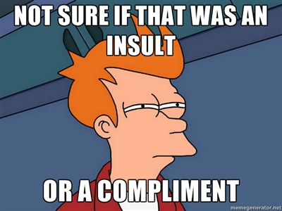 Futurama Fry Meme Insult or Compliment?