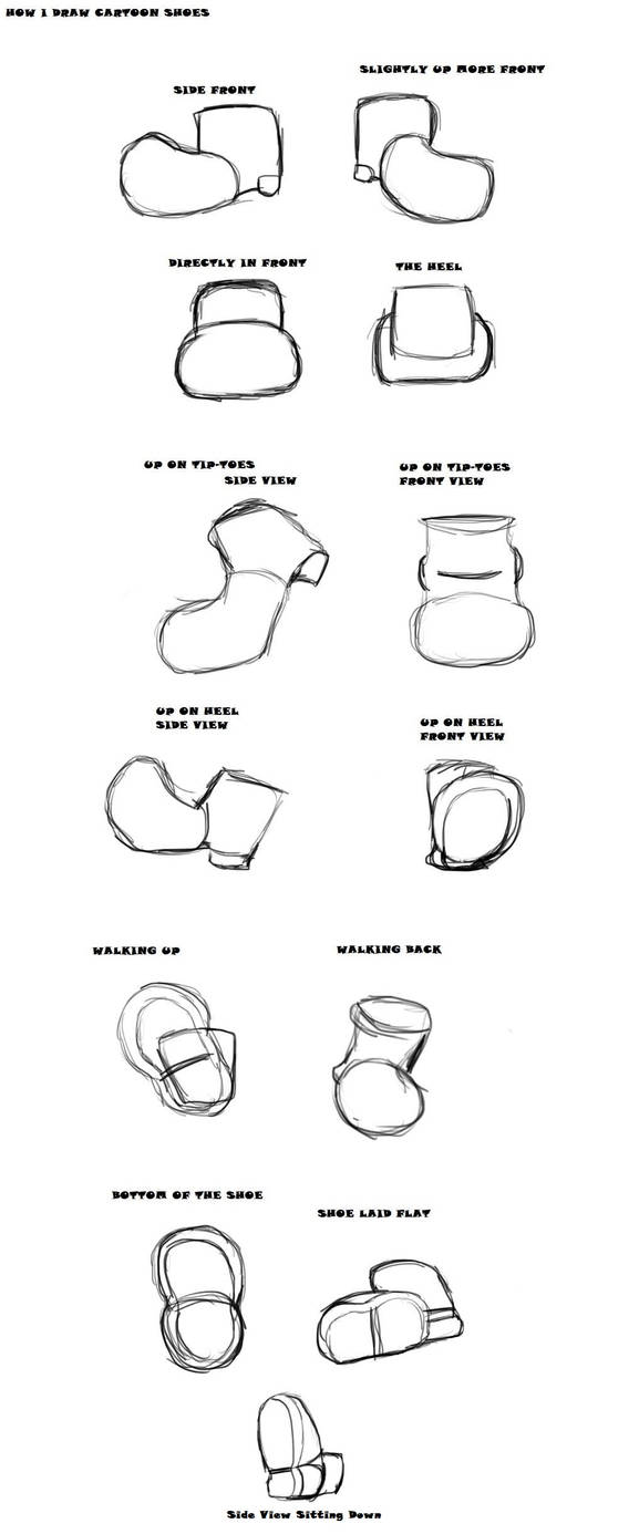 How Draw Shoes - Draw Spaces