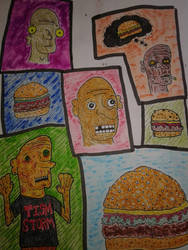 Faces #2/ Burgers