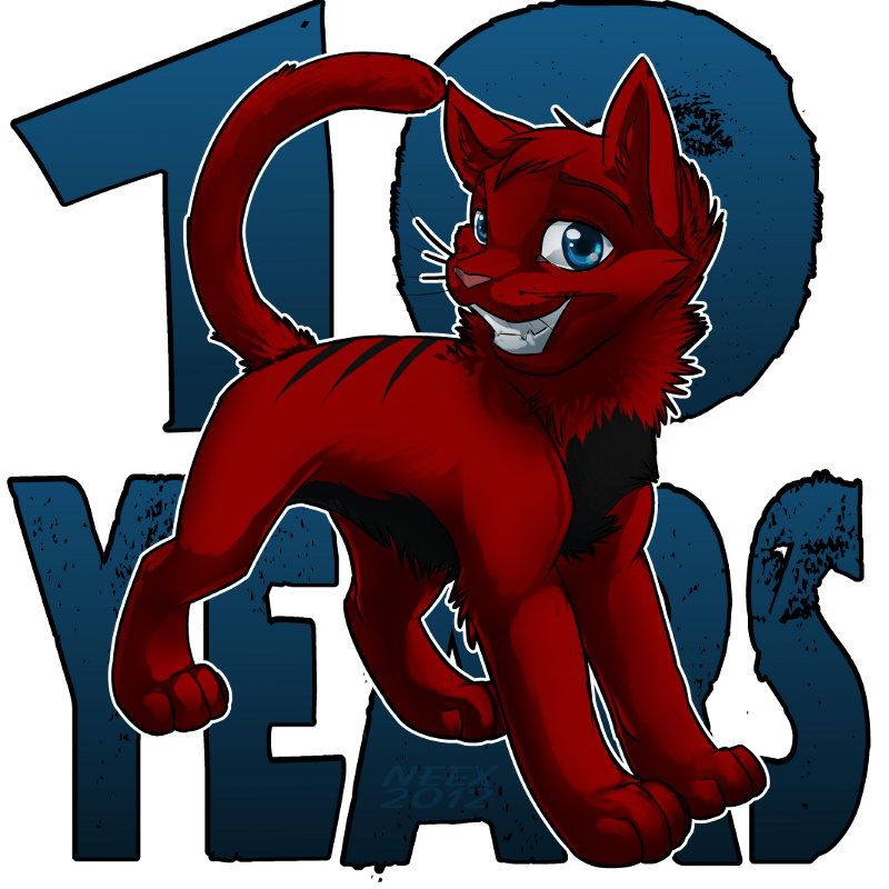 Kaahl Celebrating 10 years furry!