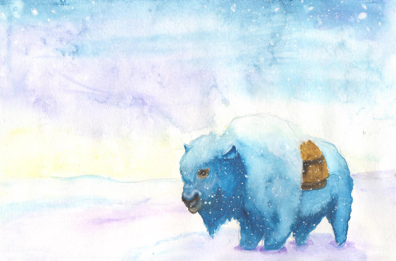 Muffalo, the blue hero of cold biomes : r/RimWorld