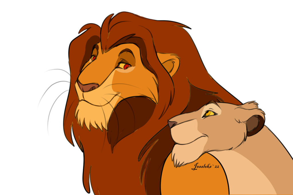 Nkozana and Dvala | Uncle and Aunt Simba by AleksaDarkFrain on DeviantArt