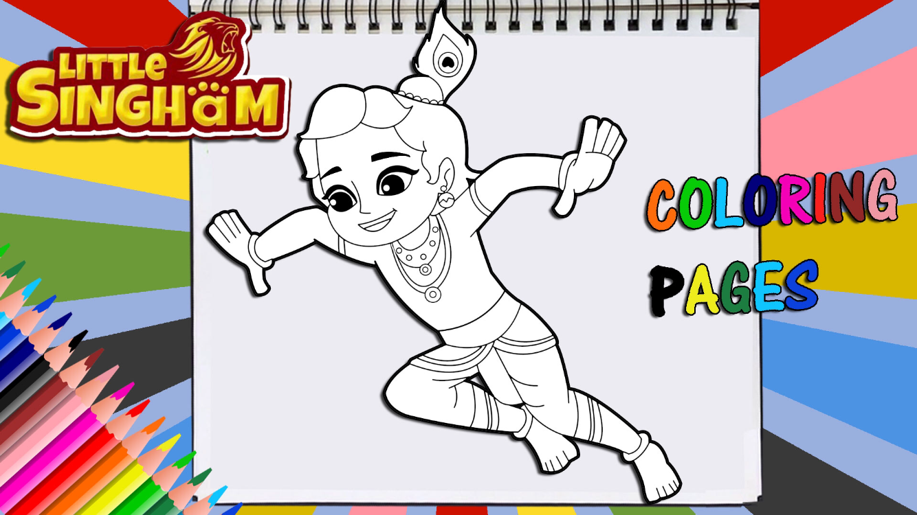 Little Krishna Coloring Page By Playhouse305 On Deviantart