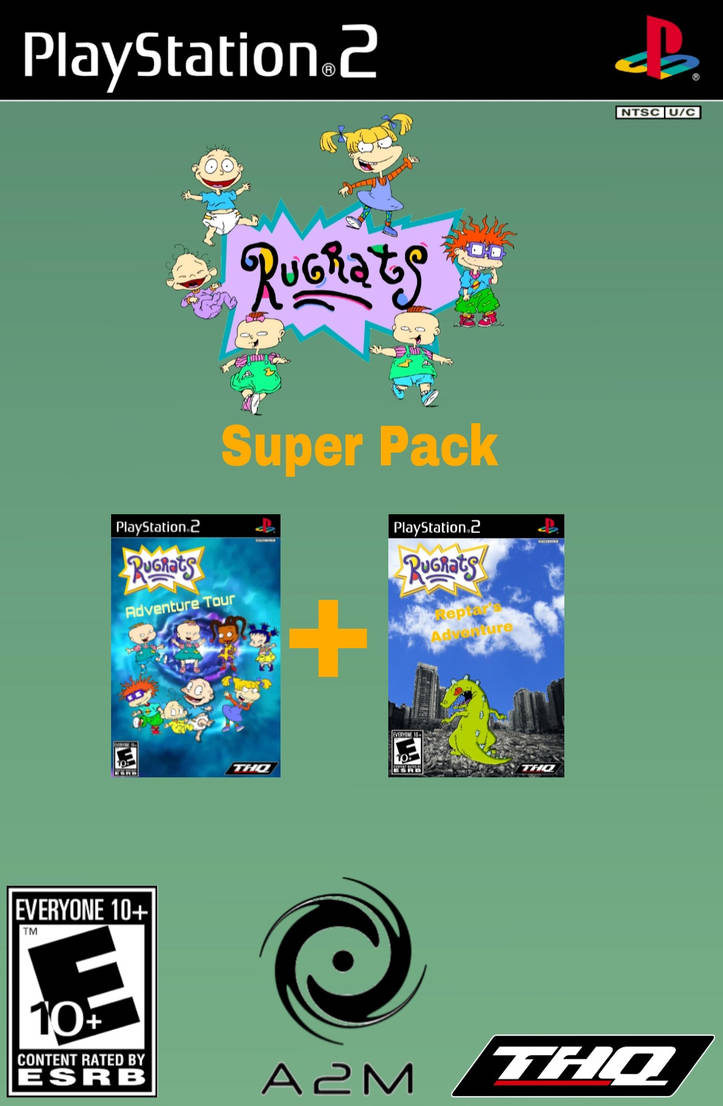 Super Rugrats Rugrats Super Pack PS2 Cover by Michaelangelo65 on DeviantArt
