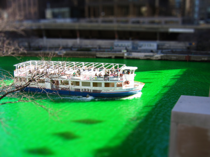 Chicago River - Tilt-Shift