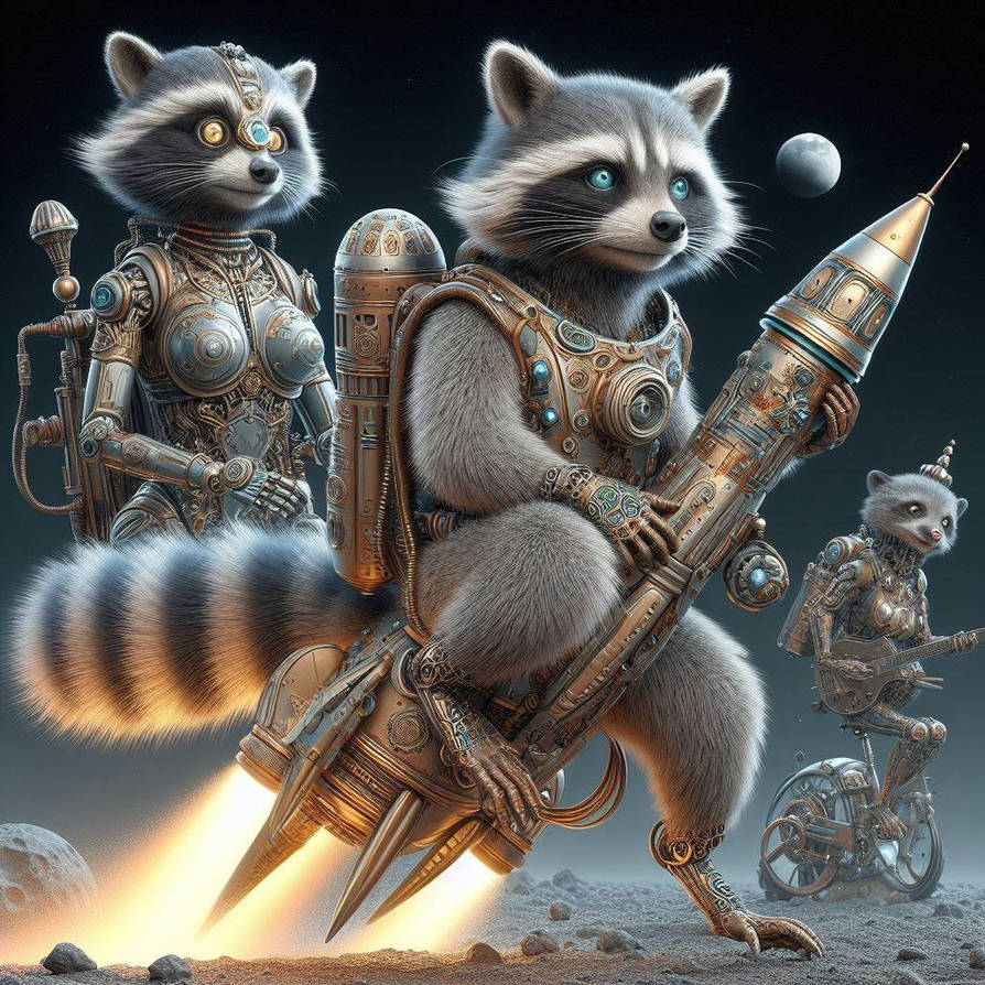 Rocket Racoon Dnd Build Rocket Racoons by SitWithMeNtheDark on DeviantArt
