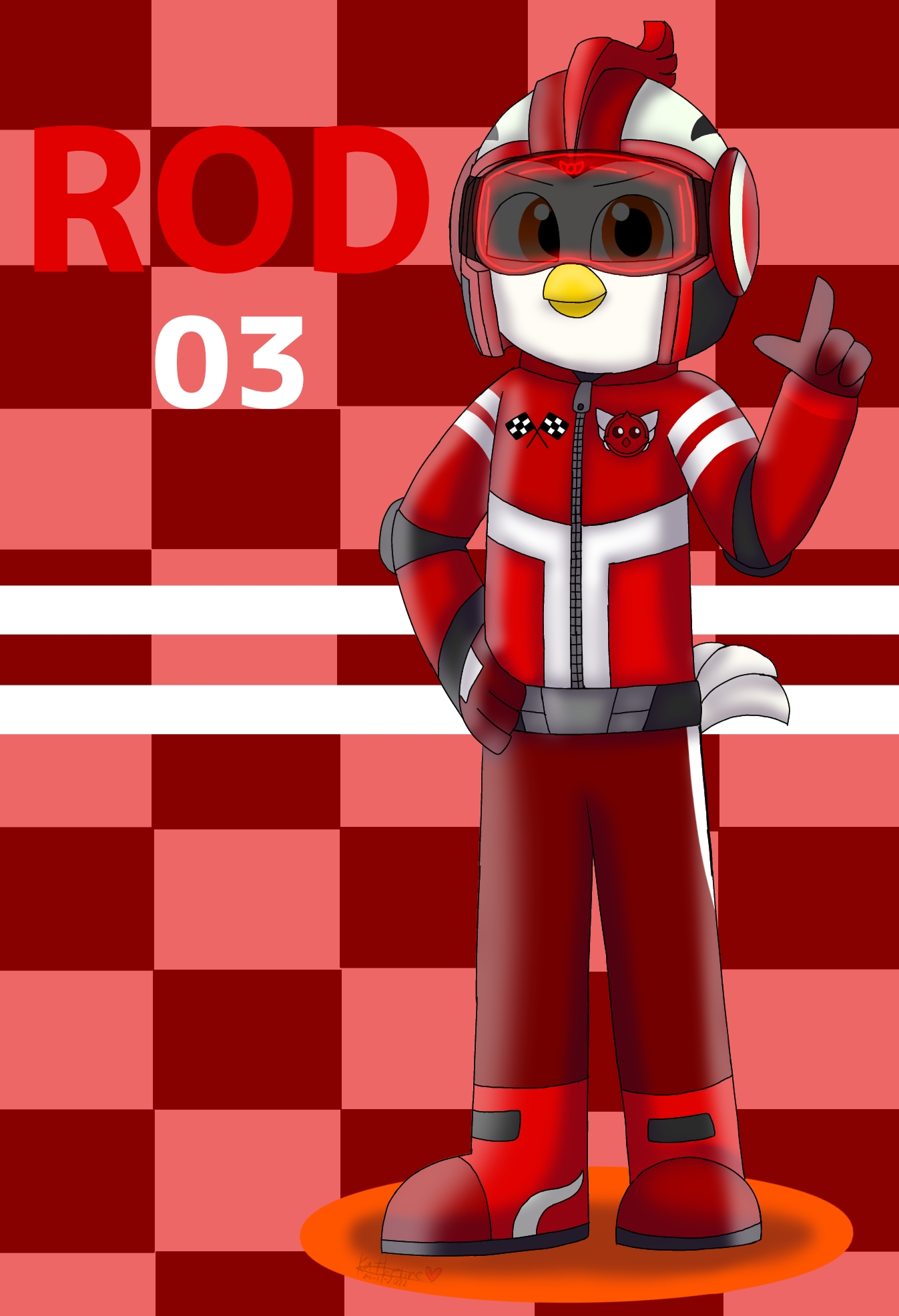 Top wing: racing runner - Rod by PennyTw78 on DeviantArt