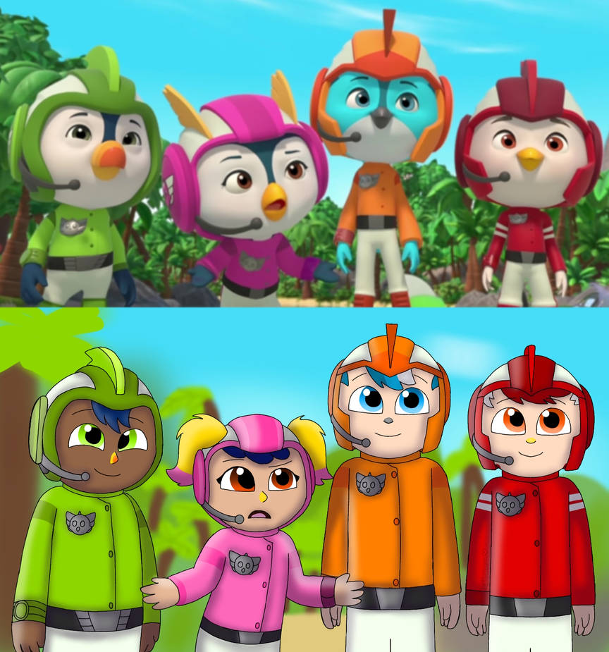 Top wing - Human version(redraw screenshot) by PennyTw78 on DeviantArt