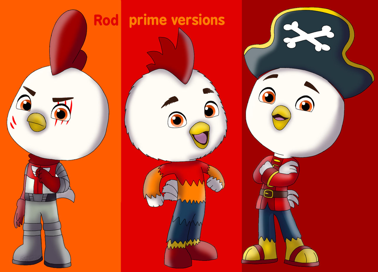 Rod Primitive Rod prime versions by PennyTw78 on DeviantArt