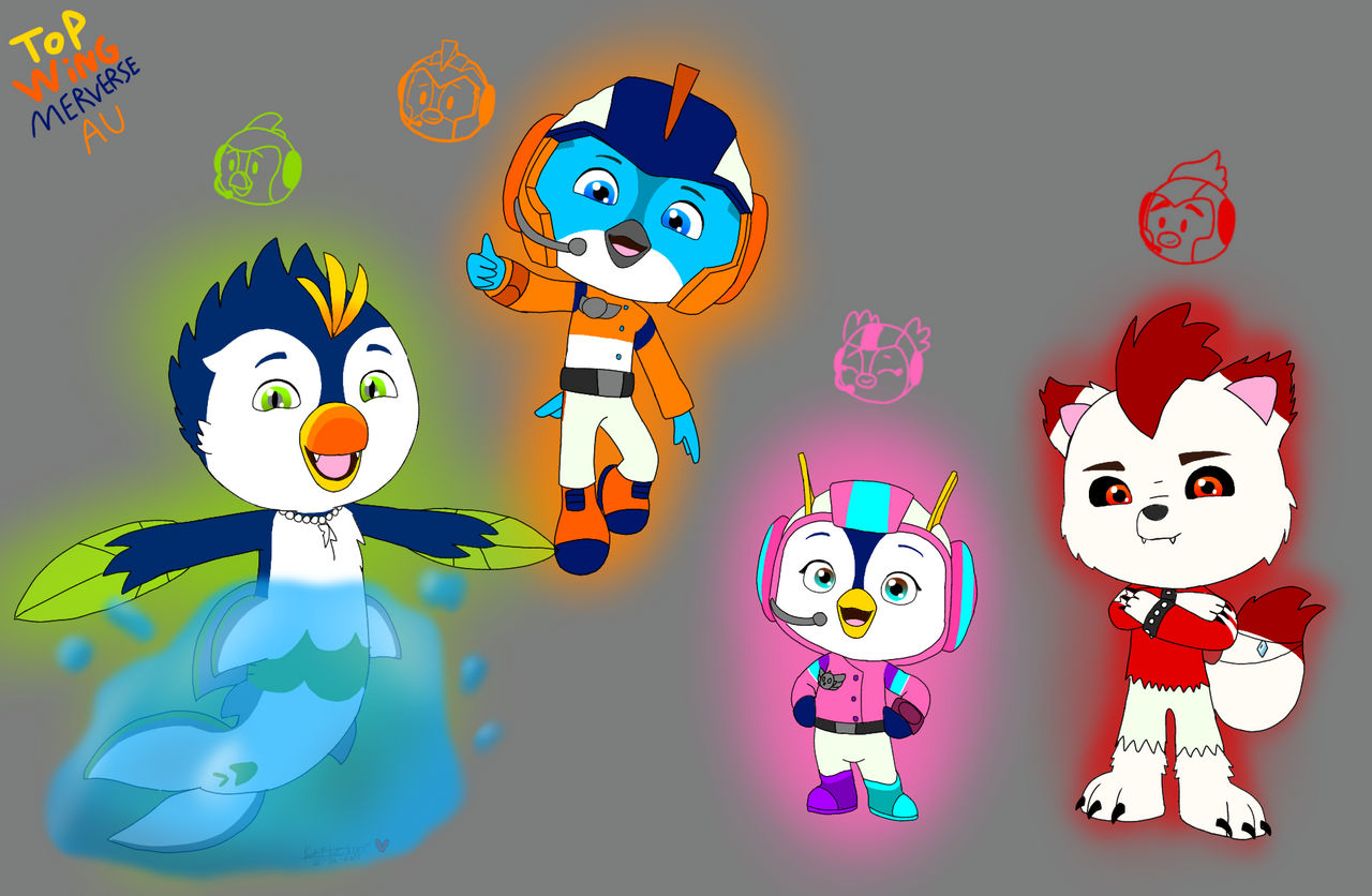 Top wing Merverse AU by PennyTw78 on DeviantArt