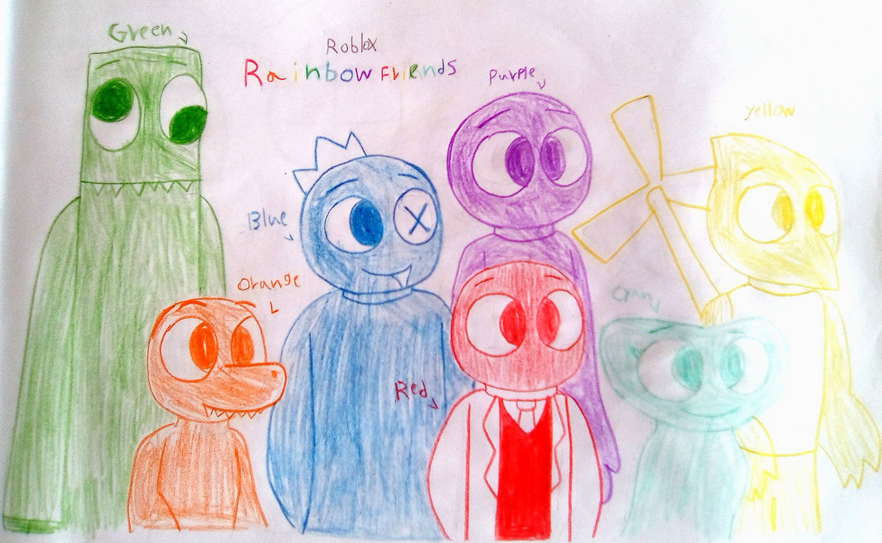 Rainbow Friends Red, Blue and Green's Sad Origin Story