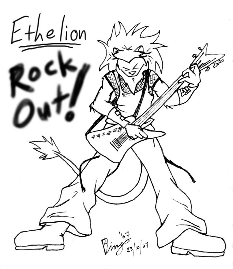 Ehtelion Rockin' Out