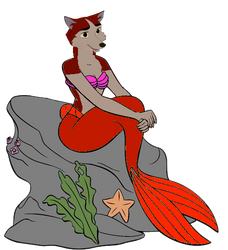 Jenna as a Northern Mermaid