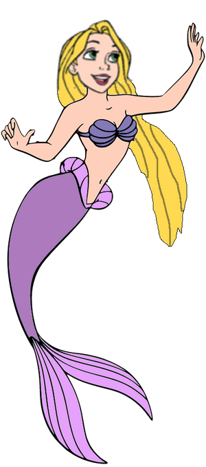 Rapunzel as a Mermaid