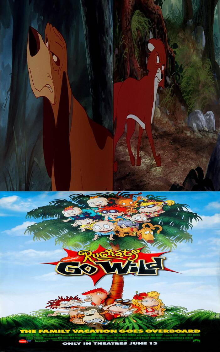 Tod and Copper hate Rugrats Go Wild by Baltofan95 on DeviantArt