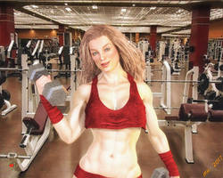 Shanna Gets in a Workout!