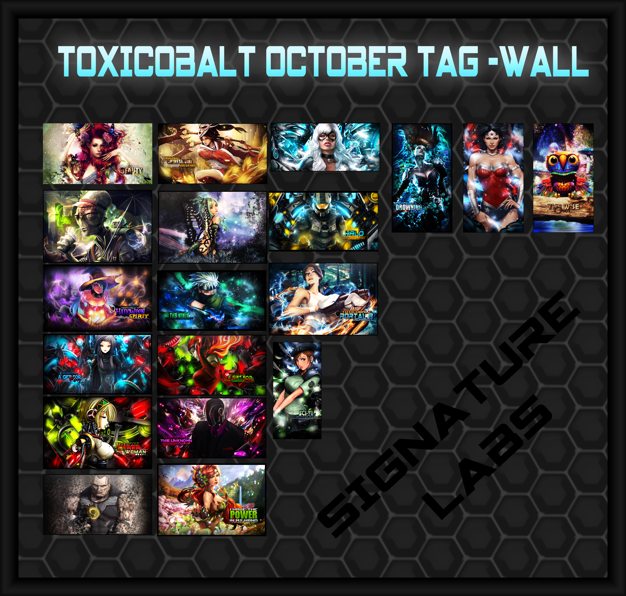 ToxiCobalt's October Tag Wall