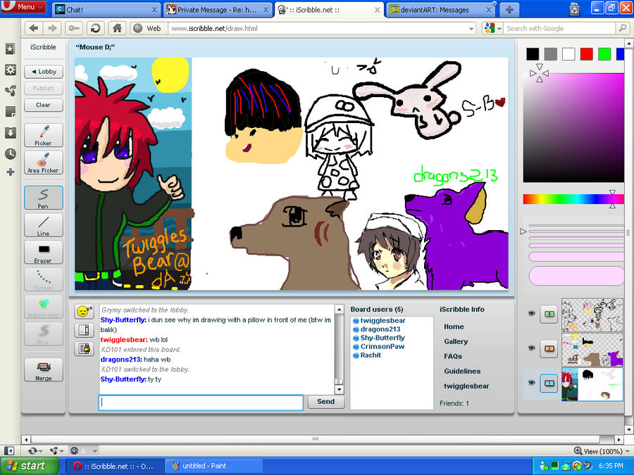 Iscribble screenshot