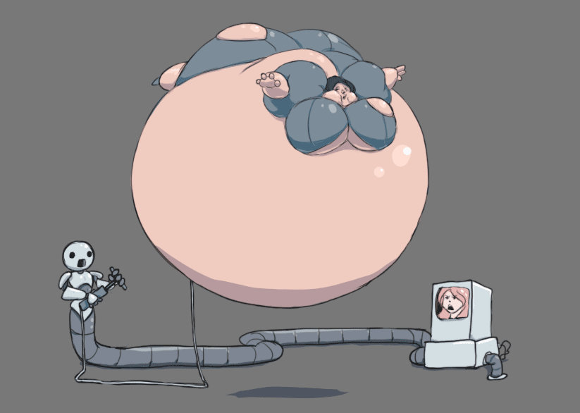 Belly inflation on industrial