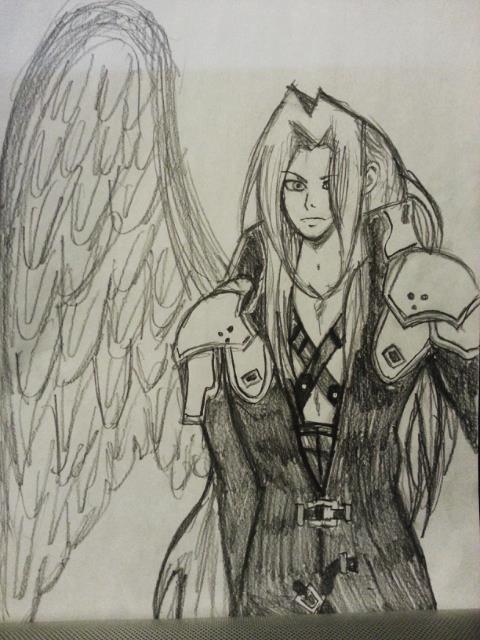 Quick Sephiroth Drawing