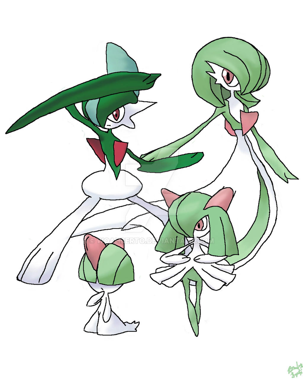 Walter Ralts Ralts Evolution Tree by WoahBerto on DeviantArt