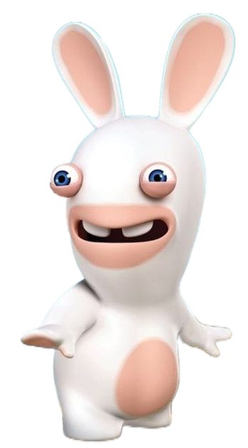 Rabbid 2 render 2014 by JakeYT2009 on DeviantArt