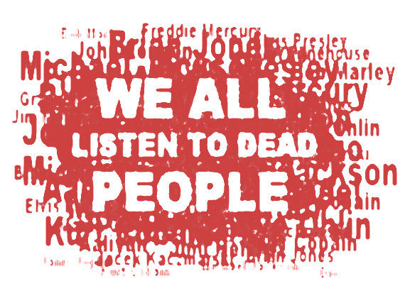 WE ALL LISTEN TO DEAD PEOPLE logo by DB-Krk-171
