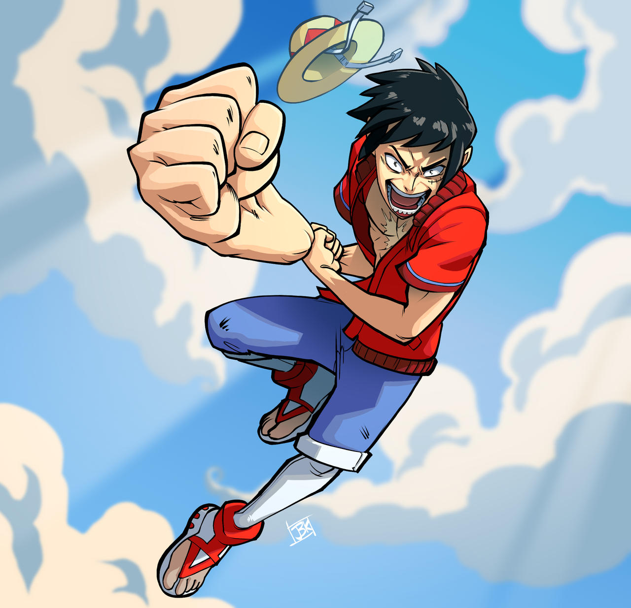 Monkey D Luffy of One Piece by Bronksson on DeviantArt