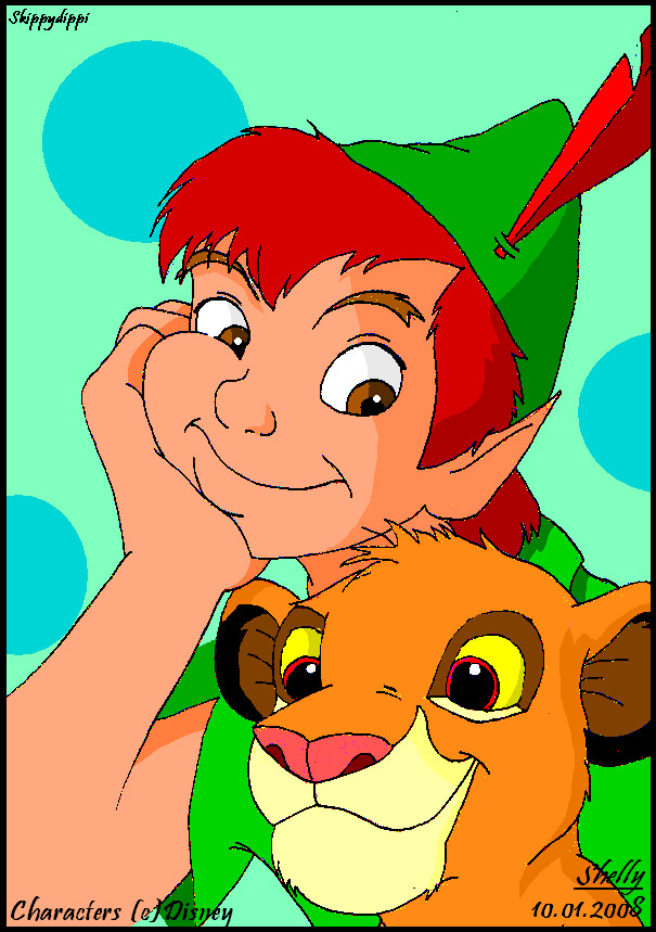 Peter Pan and Simba