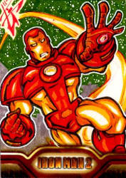 Iron Man 2 AP sketch card