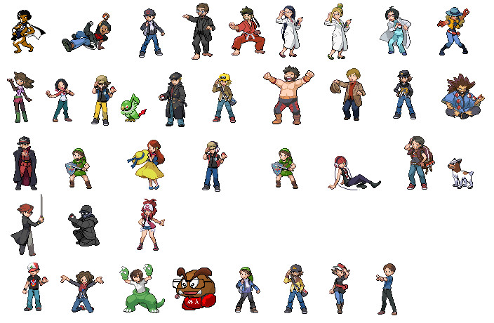 Internet People Trainer Sprites