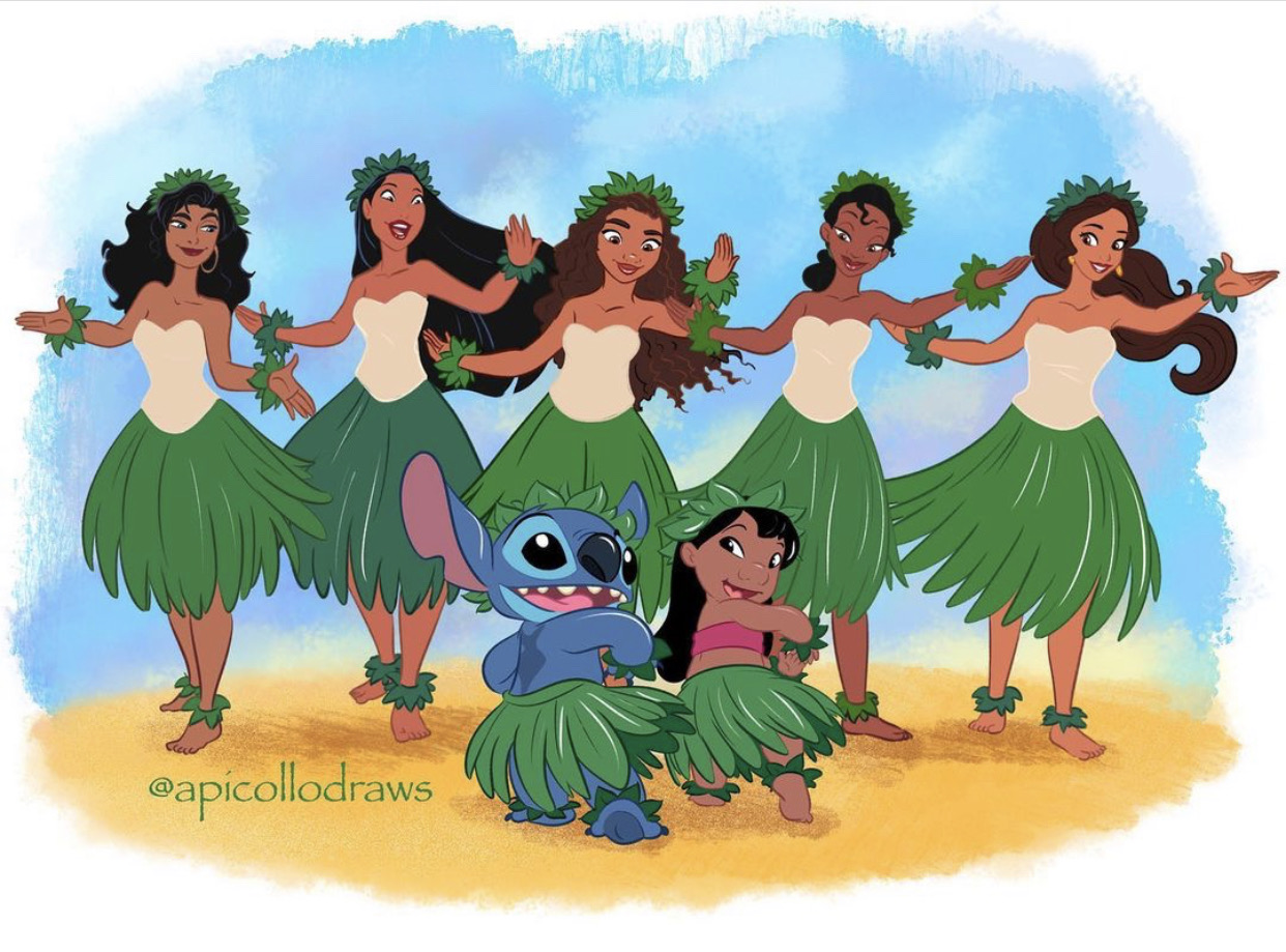 Disney Hula Dance by BGM198 on DeviantArt