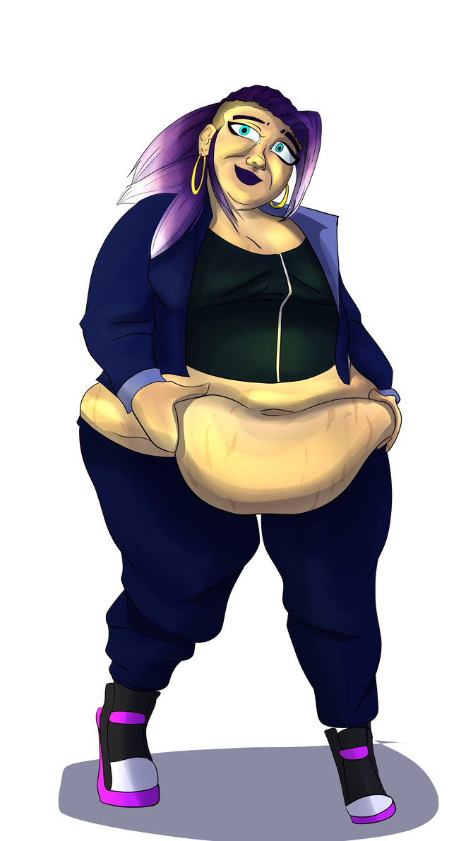 Fat Goth Girl By Weightgainartist On DeviantArt fat-goth-girl-by-weightgainartist-on-deviantart