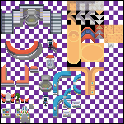 Pokemon Rails Tile Set Pokemon Center Tileset by UltimoSpriter on DeviantArt