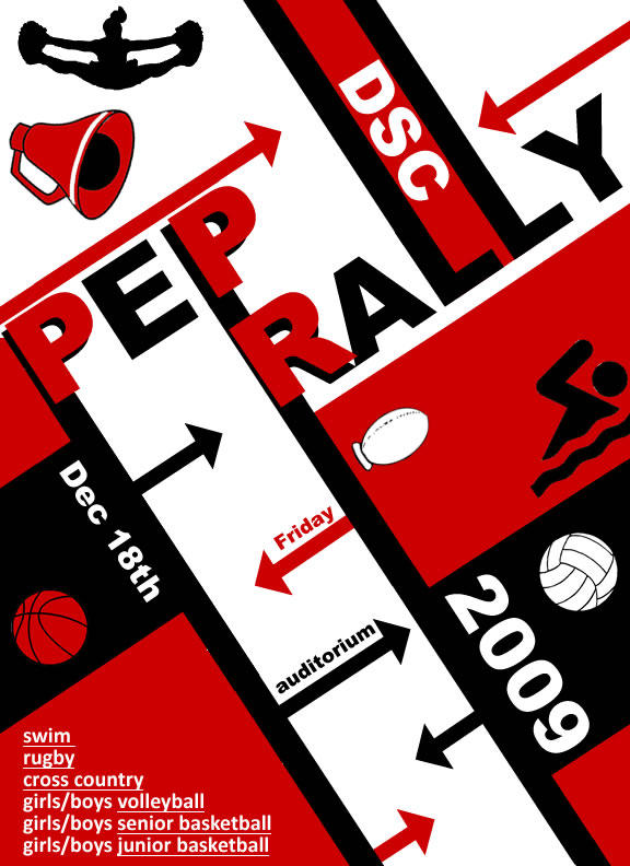 Pep Rally Poster by itsnotoverJess on DeviantArt