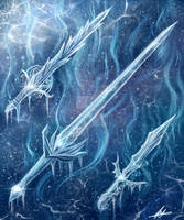 Glacial, Ghostly Swords