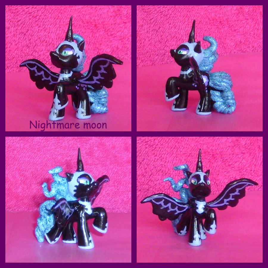 my little pony blind bag custom fim Nightmare moon