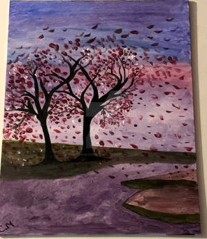 Raven's little Art. -Blowing Blossoms