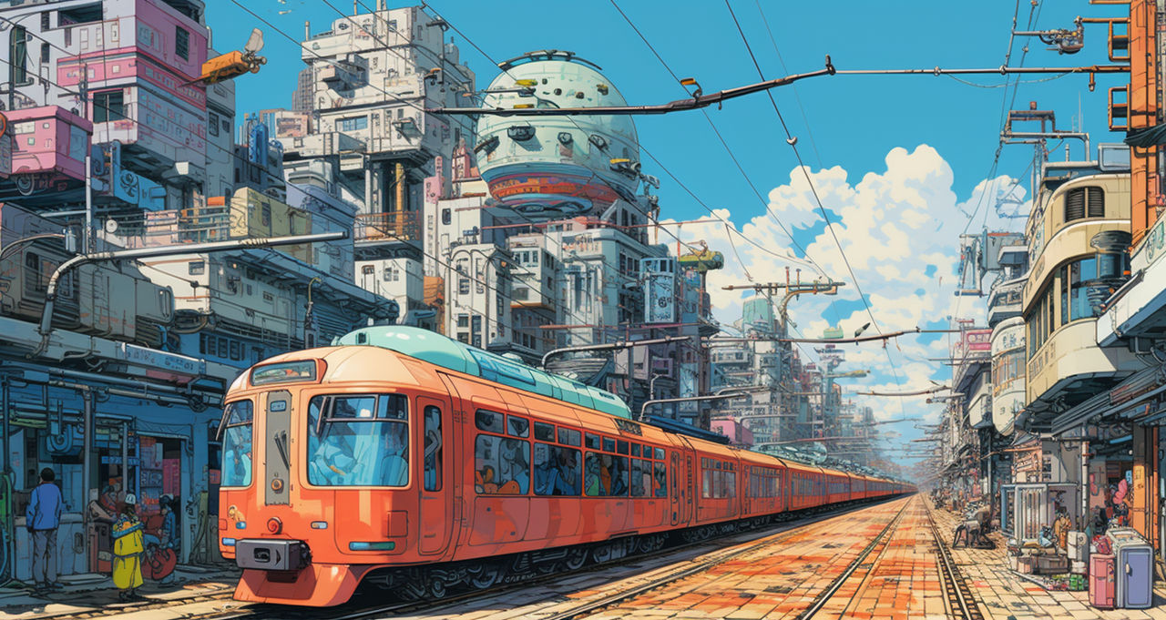 3:15 Crosstown Train Through Macropolis