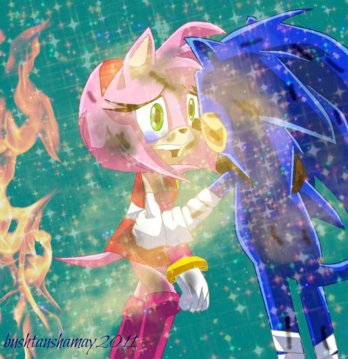 Sonamy Boom, SonicArt by LioWardk