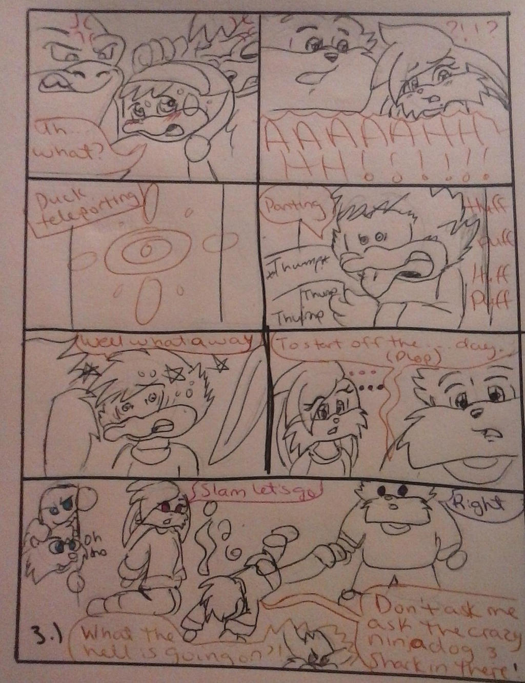 How Duck Observes Things Loonatics pg.  3