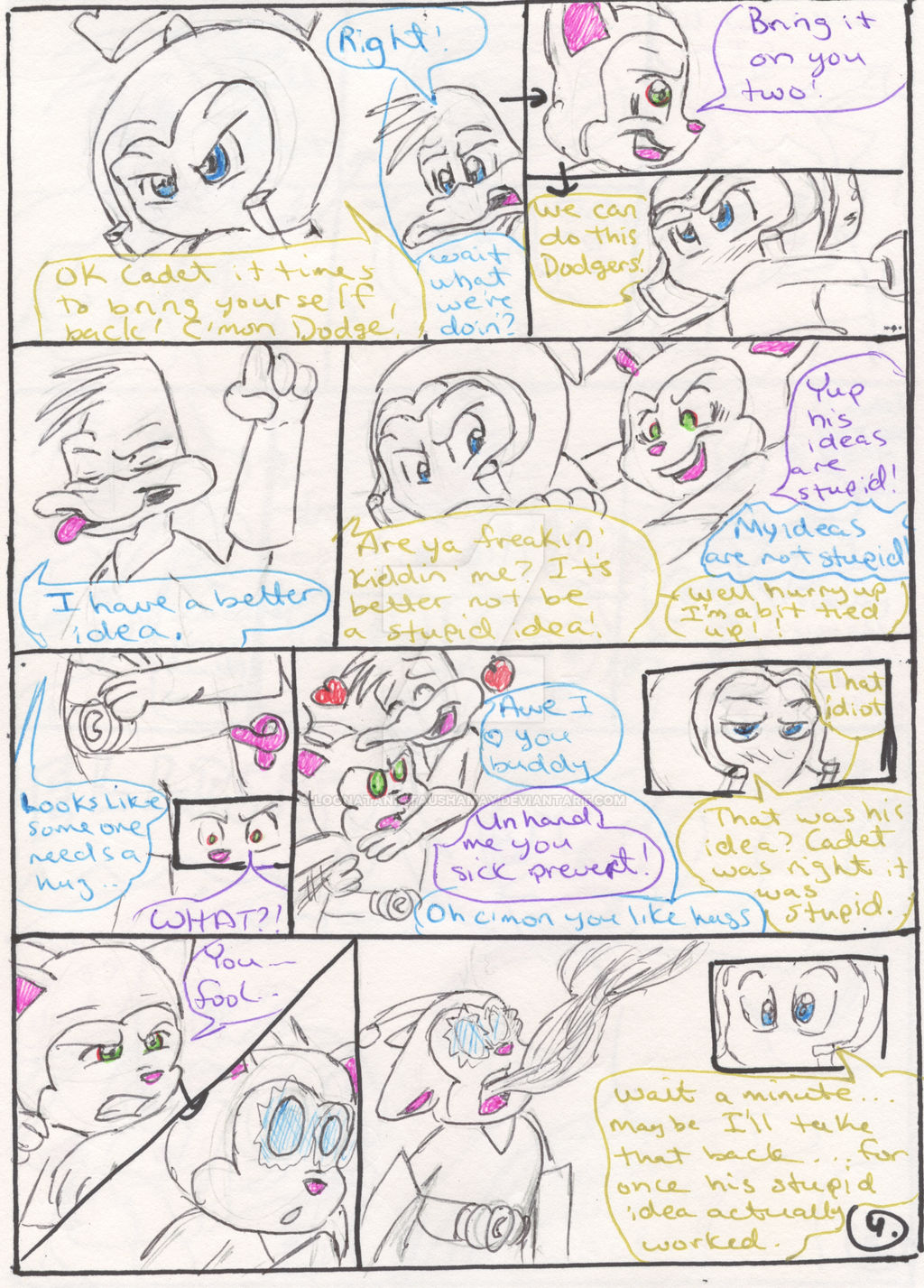 Duck Dodgers Possessed Young Cadet pg. 4