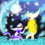 Kuebiko x Crystal ~Moonlight butterflies
