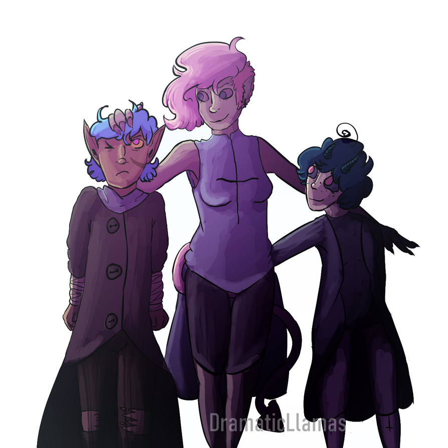 Group Photo 2 redo by DramaticLlamas on DeviantArt