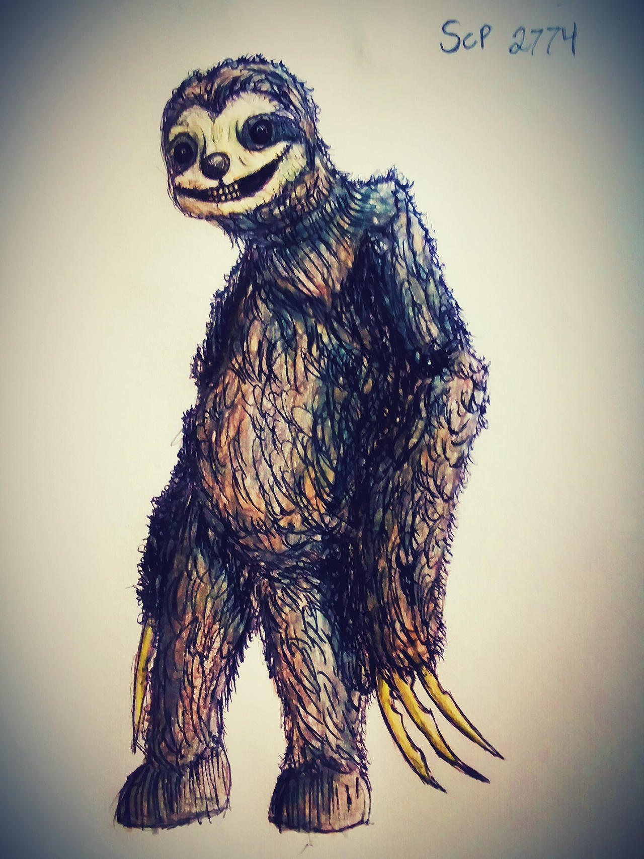 Sloth Scp Scp 2774 by FreshDecimate on DeviantArt