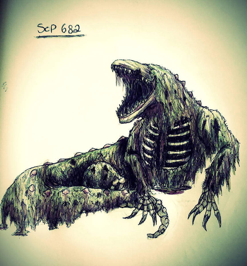 Scp 682 by FreshDecimate on DeviantArt