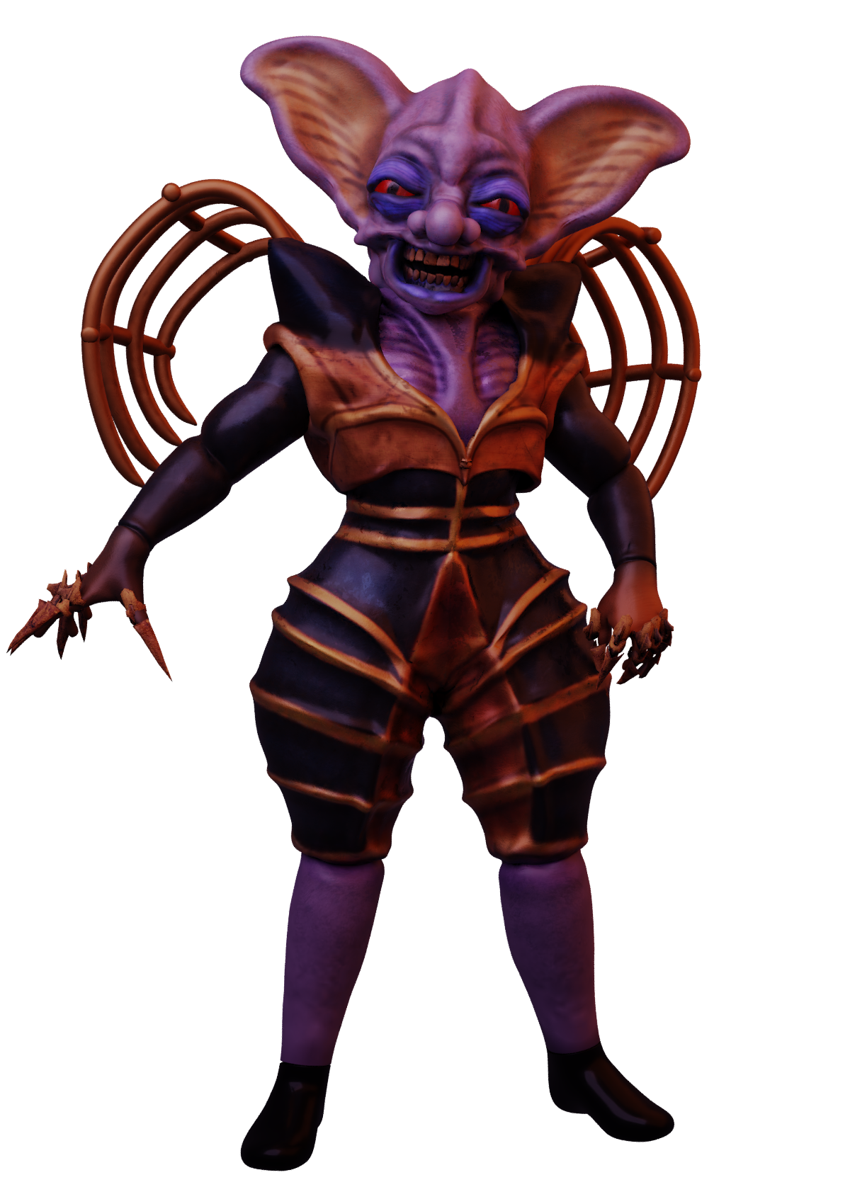 Complex Character Model by FreshDecimate on DeviantArt