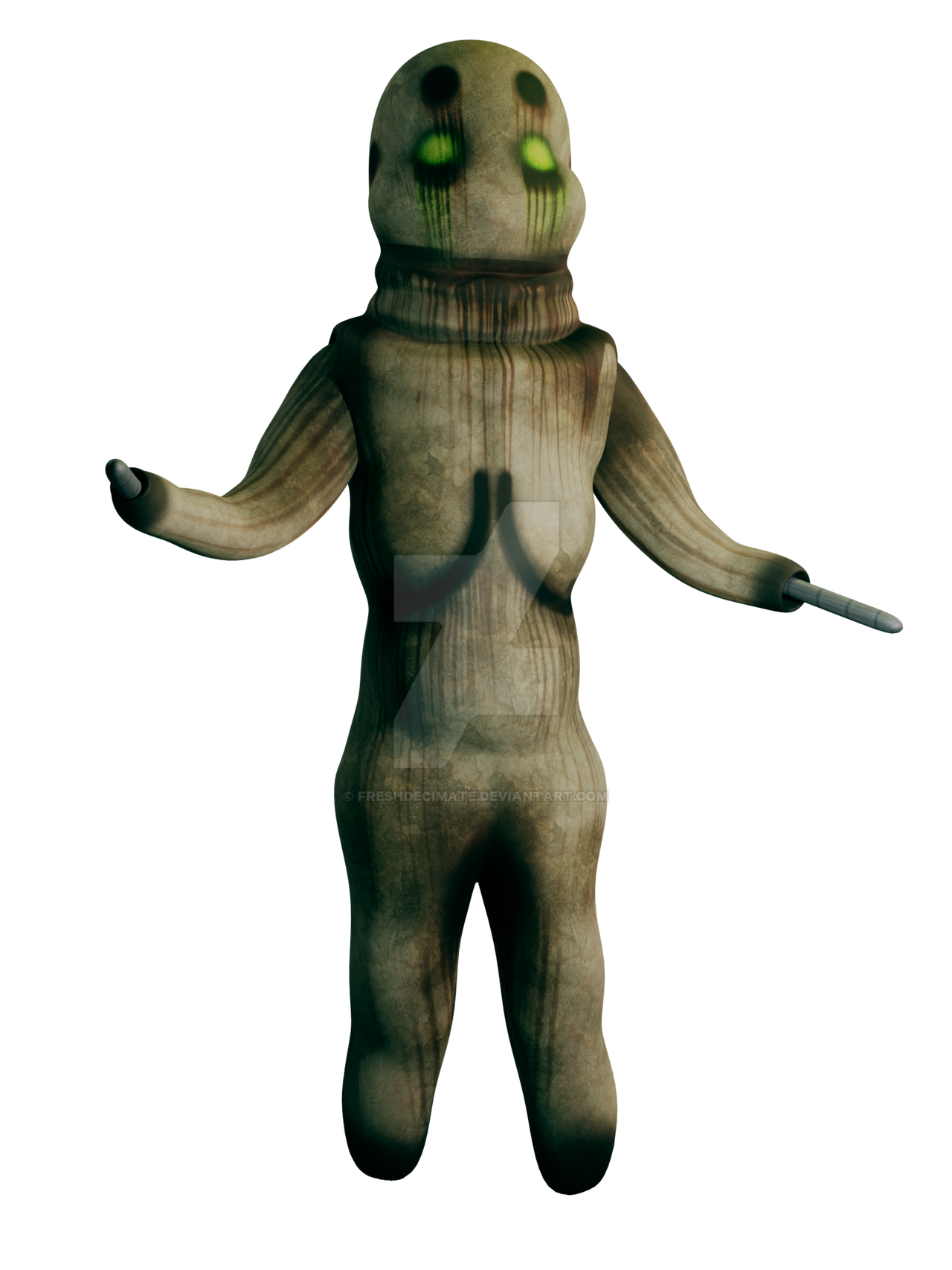SCP-173 Monster - 3D Model Animated