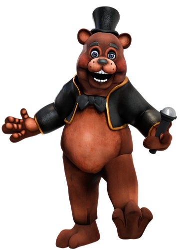 Realistic freddy top fazbear plush